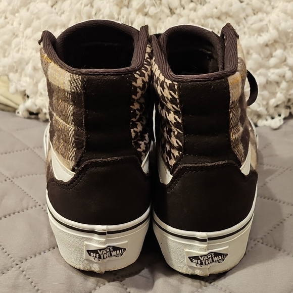 Vans Filmore Hi Brown Plaid Mix High-Tops - Picture 5 of 16